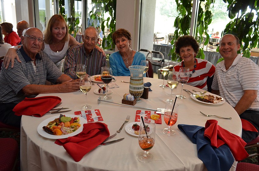 Bob Berns, Liz Rutledge, Bob Chalphin, Nancy Parker, Barbara Pressman and Aaron Rutledge