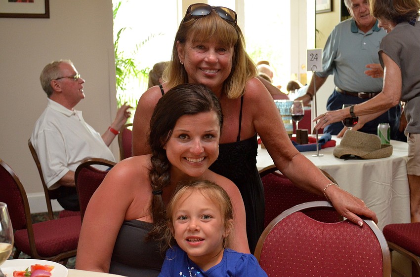 Ellie Ewing, Beth Squillace and Cathy Squillace