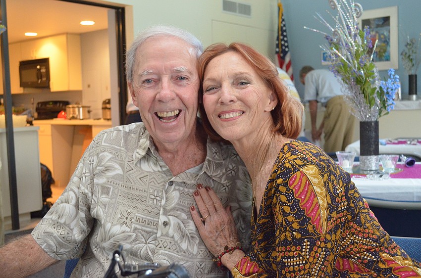 Joe Longtin with friend Sam Blouin