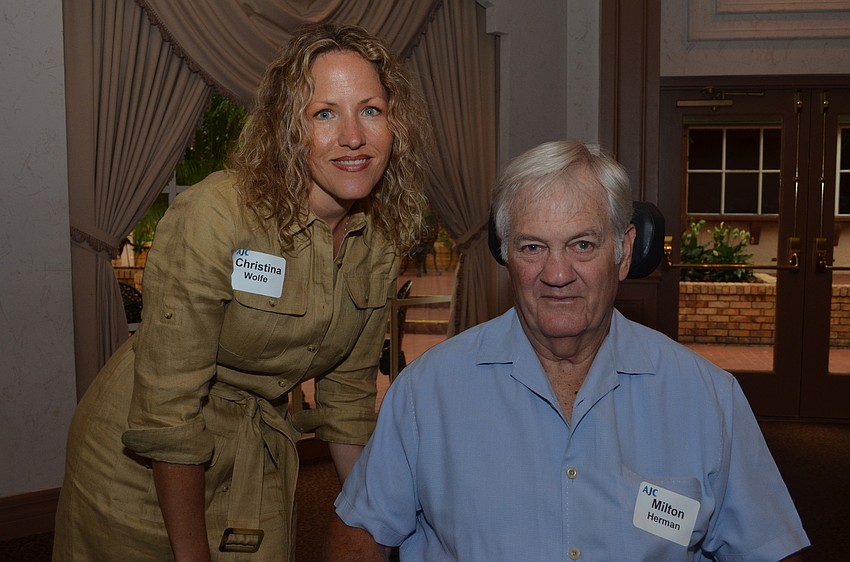 Christina Wolfe and Milton Herman