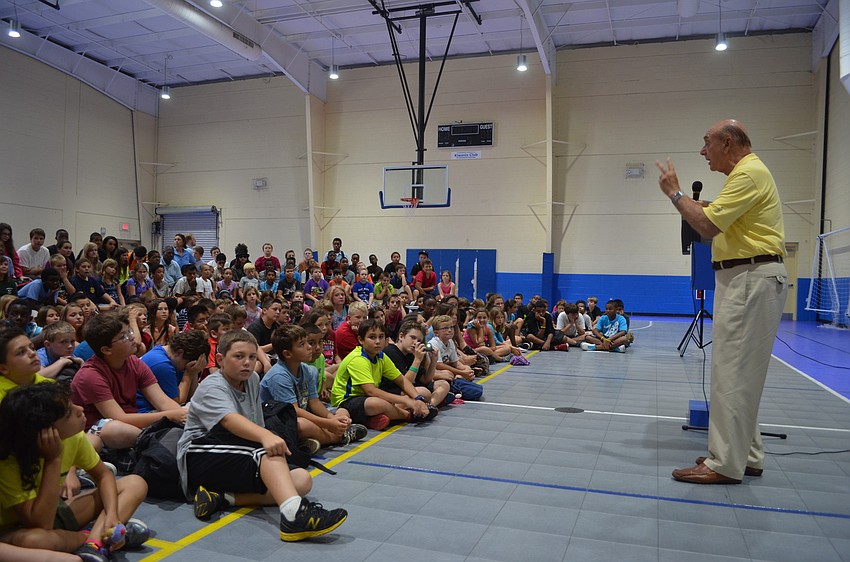 Vitale tells children â€œyou canâ€™t walk into bank or any financial service and write a check to buy a reputation, a reputation is what you earn by the way you act.â€