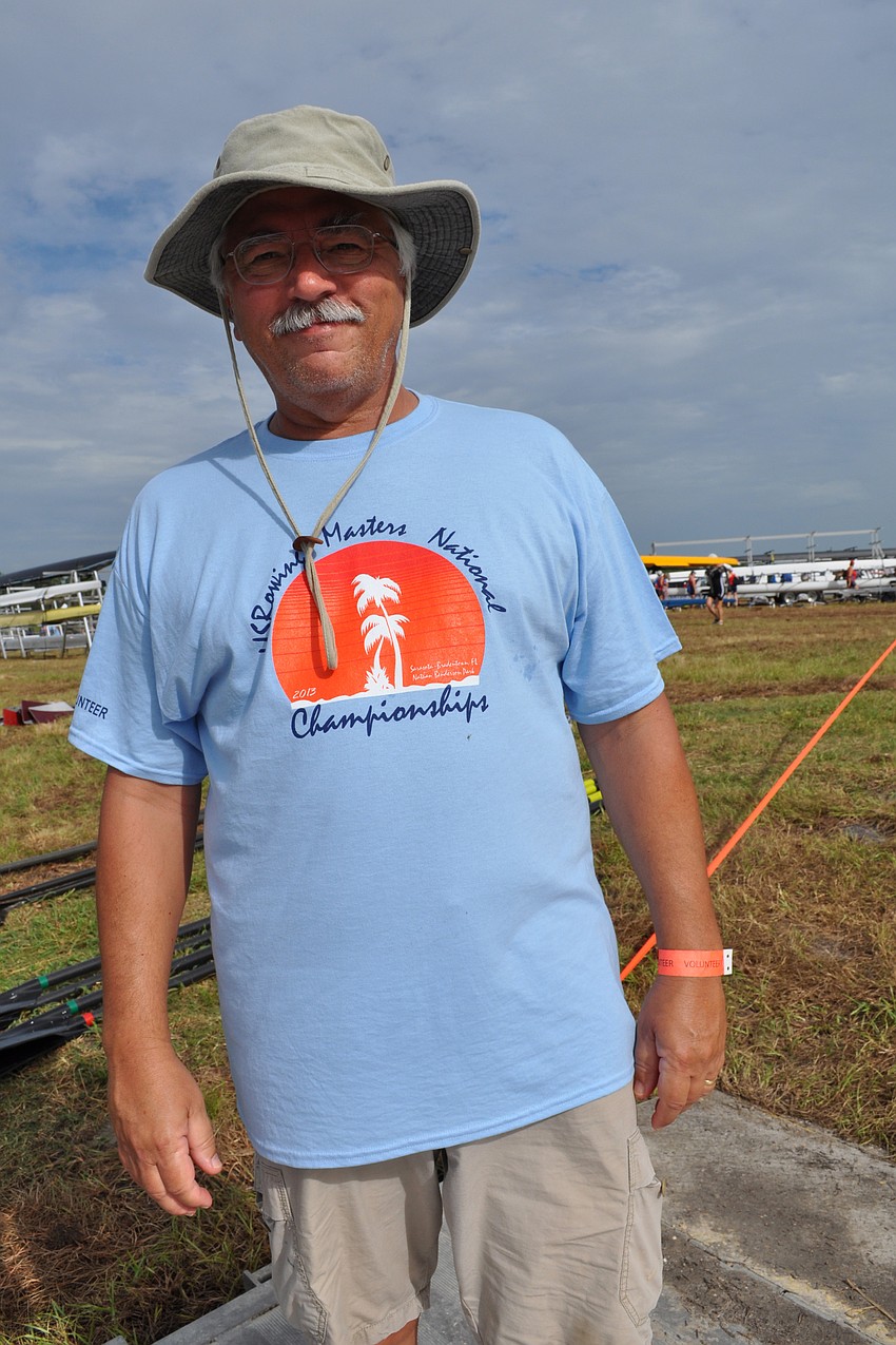 Kurt Rachwitz, of Palmer Ranch, volunteered at the event.