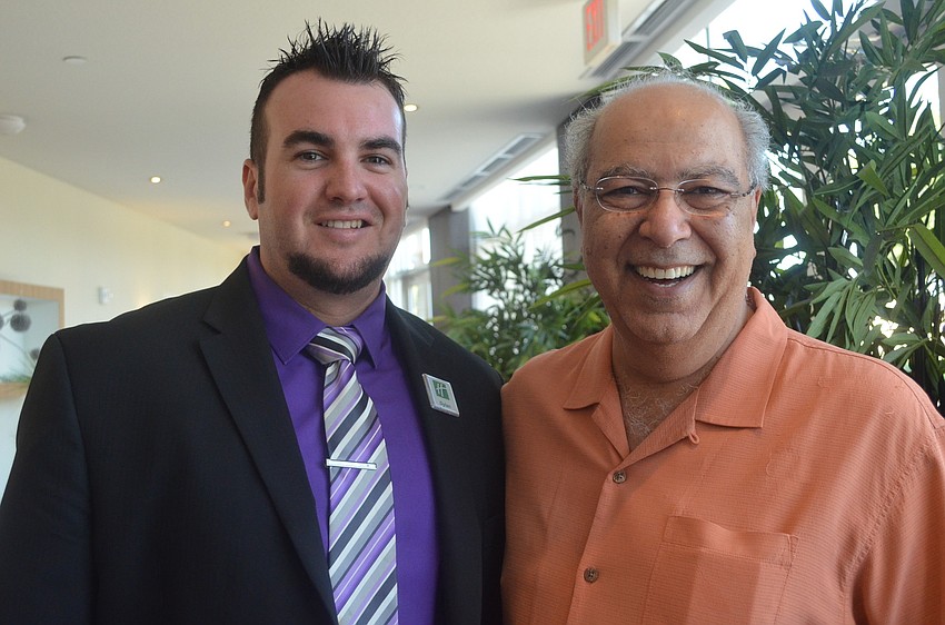 Dylan Bower and Mohammad Gharavi of the Holiday Inn