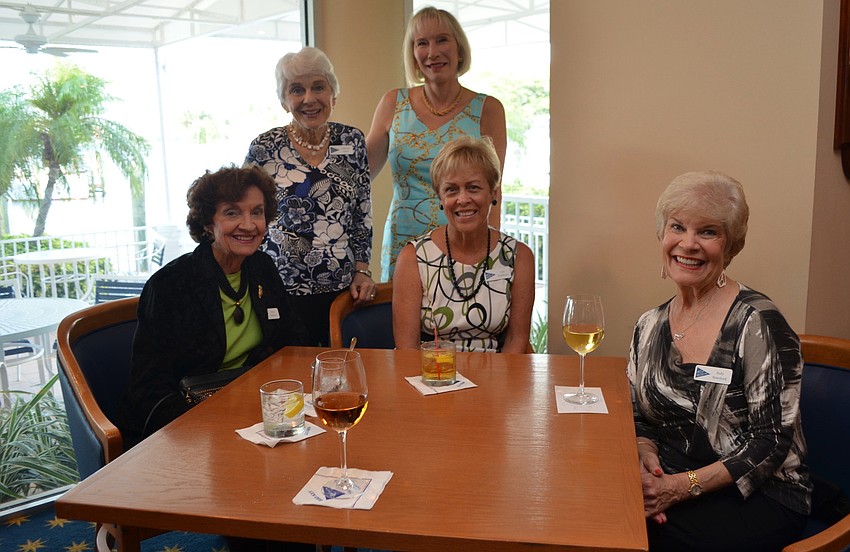 Patty Schmitt, Francie Jones, Carole Christman, Lisa Kaeberes and Judy Stanford