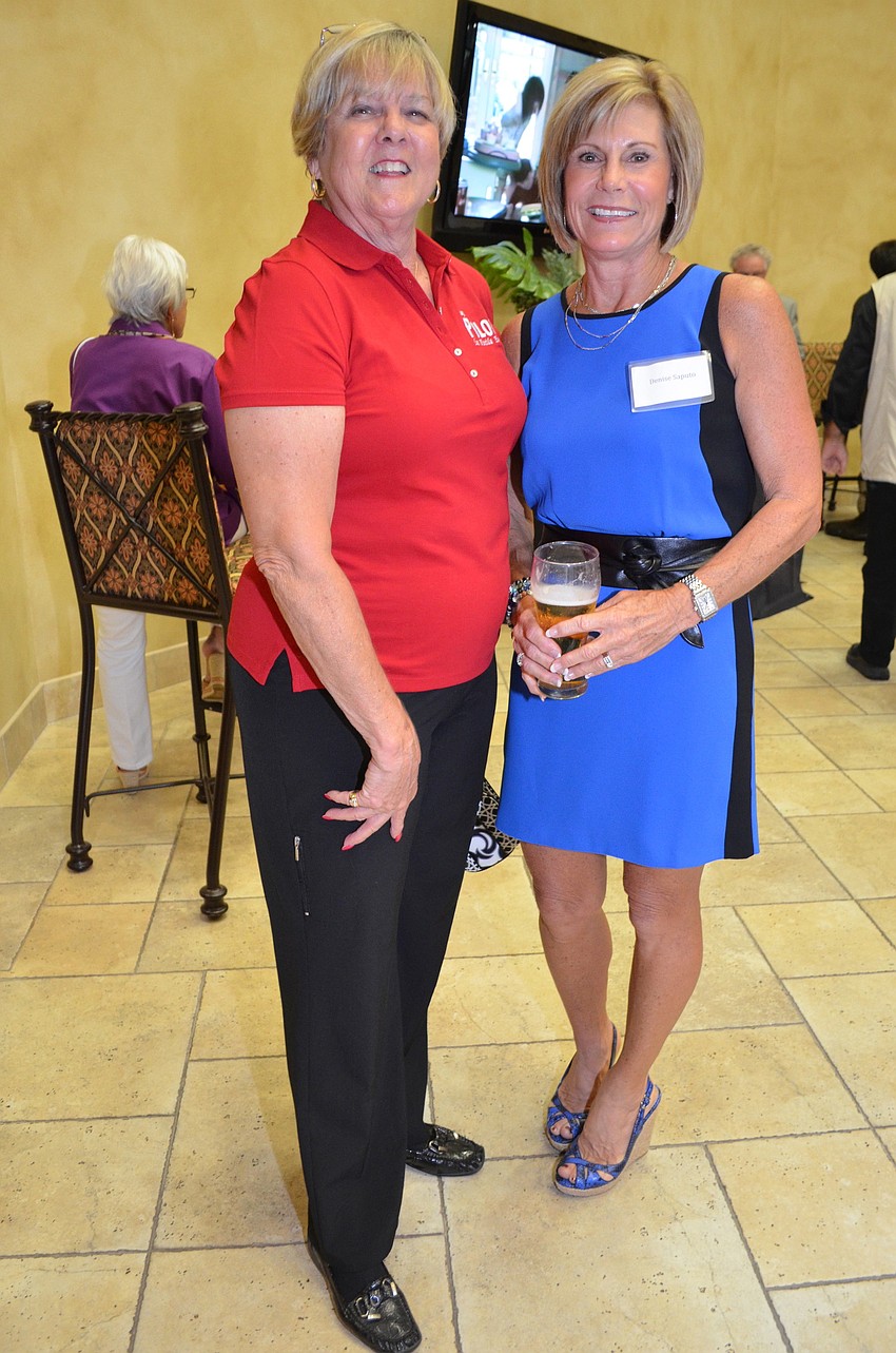 Casey Pilon and Denise Saputo