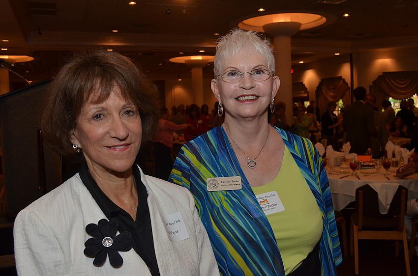 Sheila Weiss and Caroline Zucker of the Sarasota County School Board
