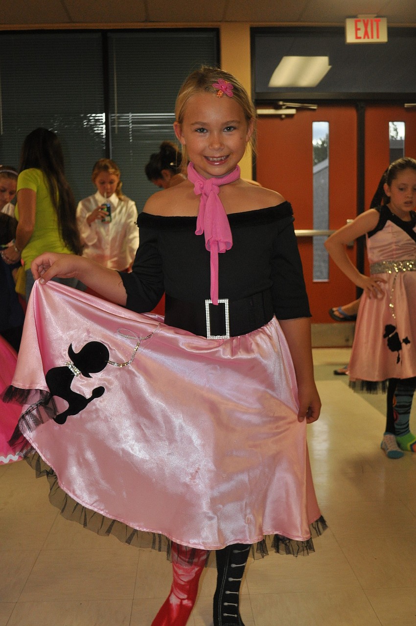 Amanda Estling dressed the part