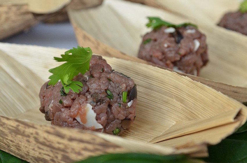 Australian kangaroo tar tar