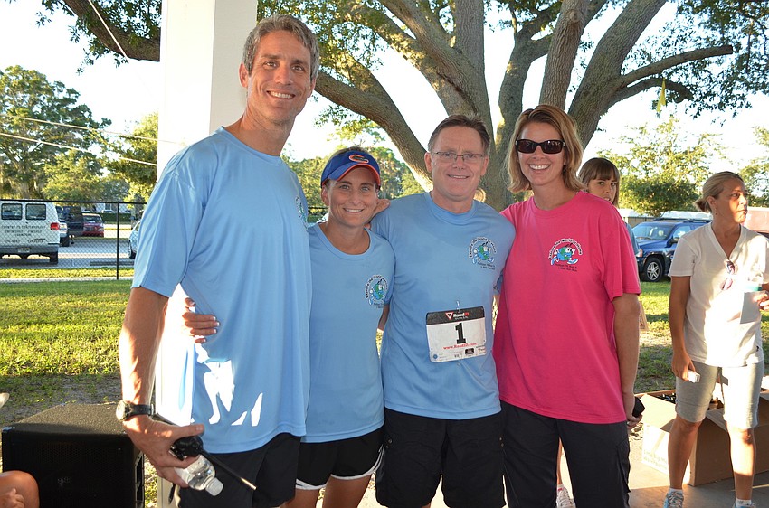 Eric Kahl, Dr. Allison Foster, Dr. Si McAnich and Linda Nippert