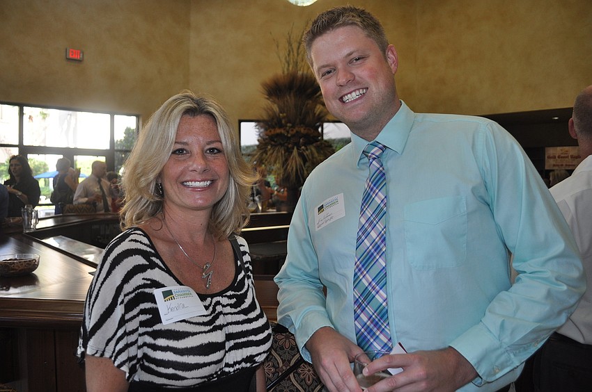 Kendra Keiderling of HP Publishing and Eric Huffman of Comcast Spotlight