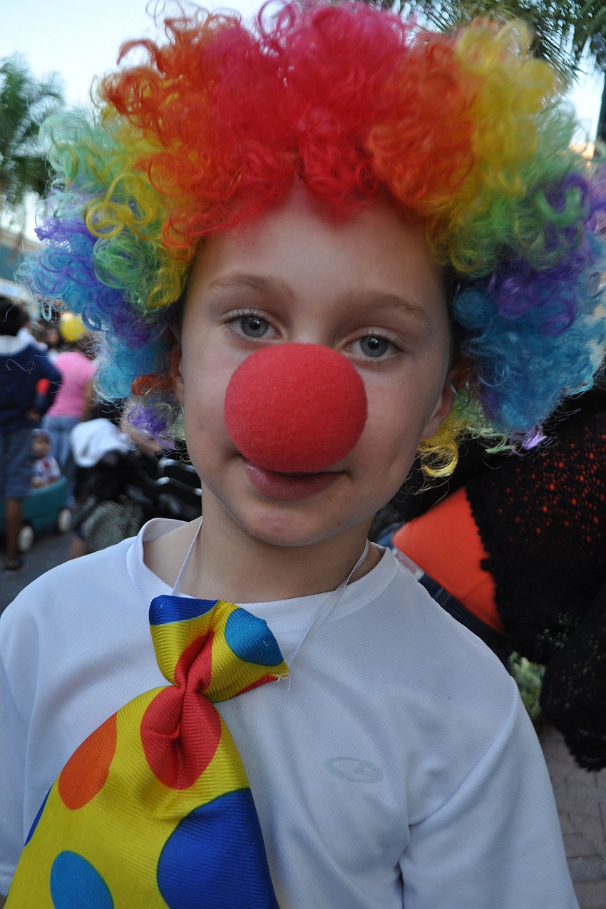 Blake Bowles picked out his costume from the store.