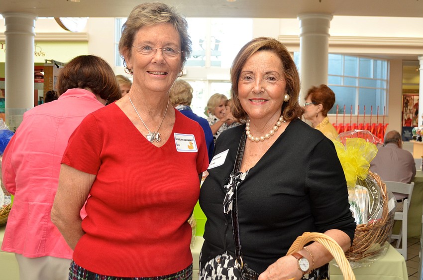 Caroline Lawrence and Mindy Mast