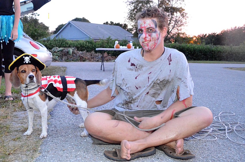 Kirt Jones with Lucy the beagle.