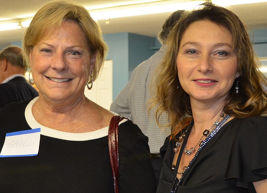 Gail Loefgren, President of Longboat Key Chamber of Commerce, and Irina La Rose, Design 2000