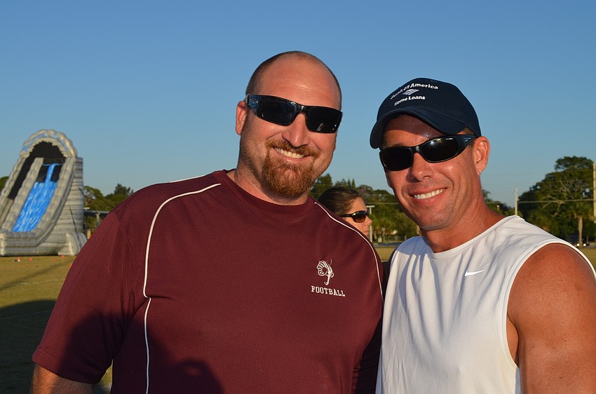 Jay Lorenz and Buddy Moore, from Riverview High's foundation, organized the event
