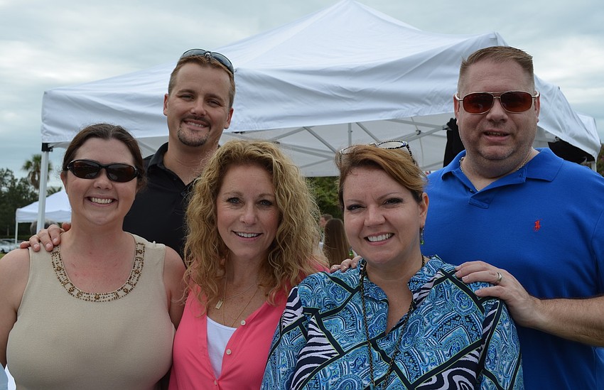 Christine and Chris Deleonardo with Suzanne Crandall and Jeremy and Veronica Miller