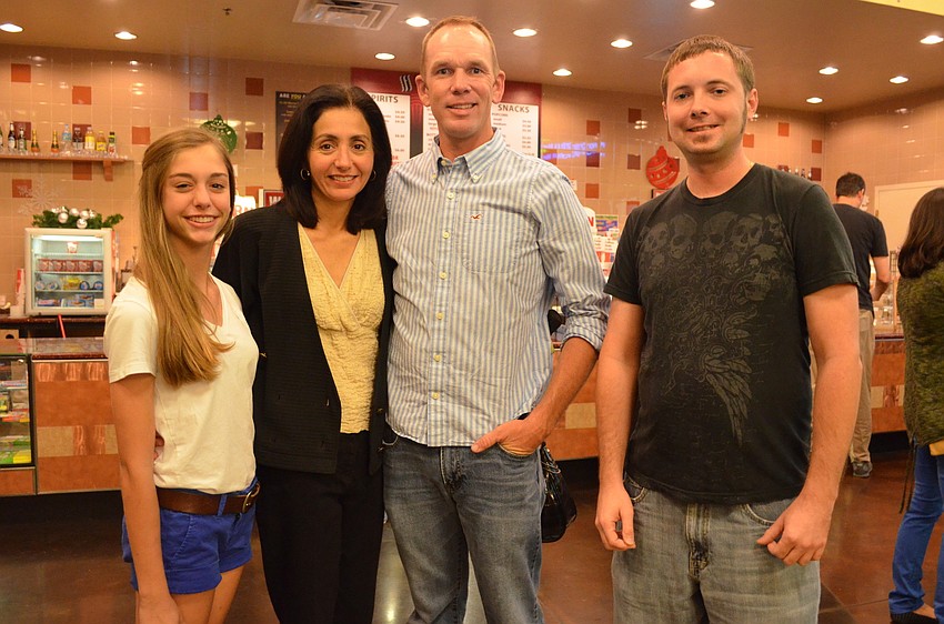 Gabby Alfonso, Lucy Alfonso, Derrick Buchholz and Ron Klineschmidt