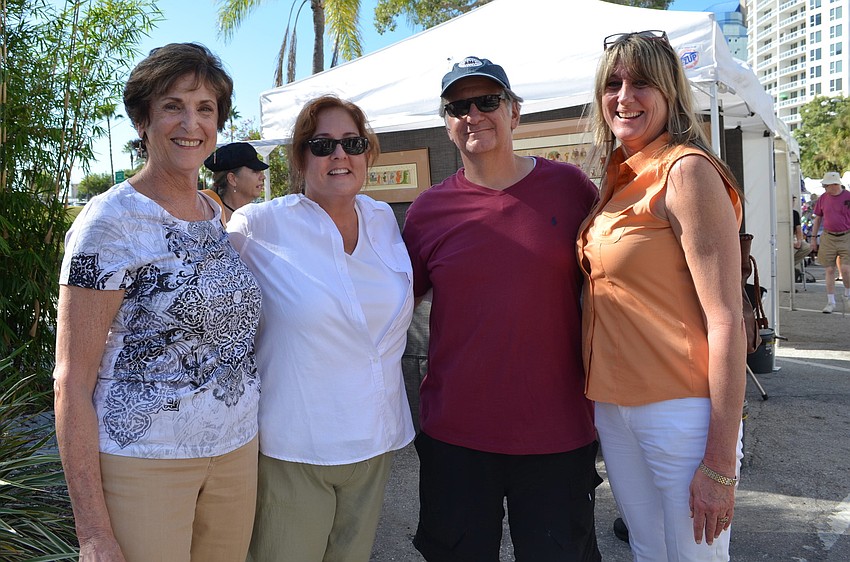 Marie Williams, Karen and Ed Kanis and Sue Breit