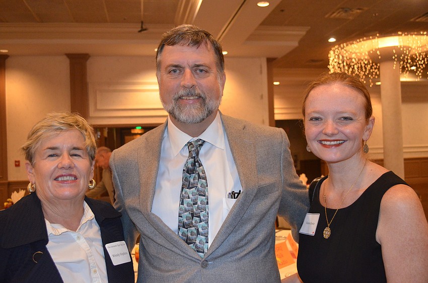 Wendy Hopkins, John McCarthy and Susie Bowie