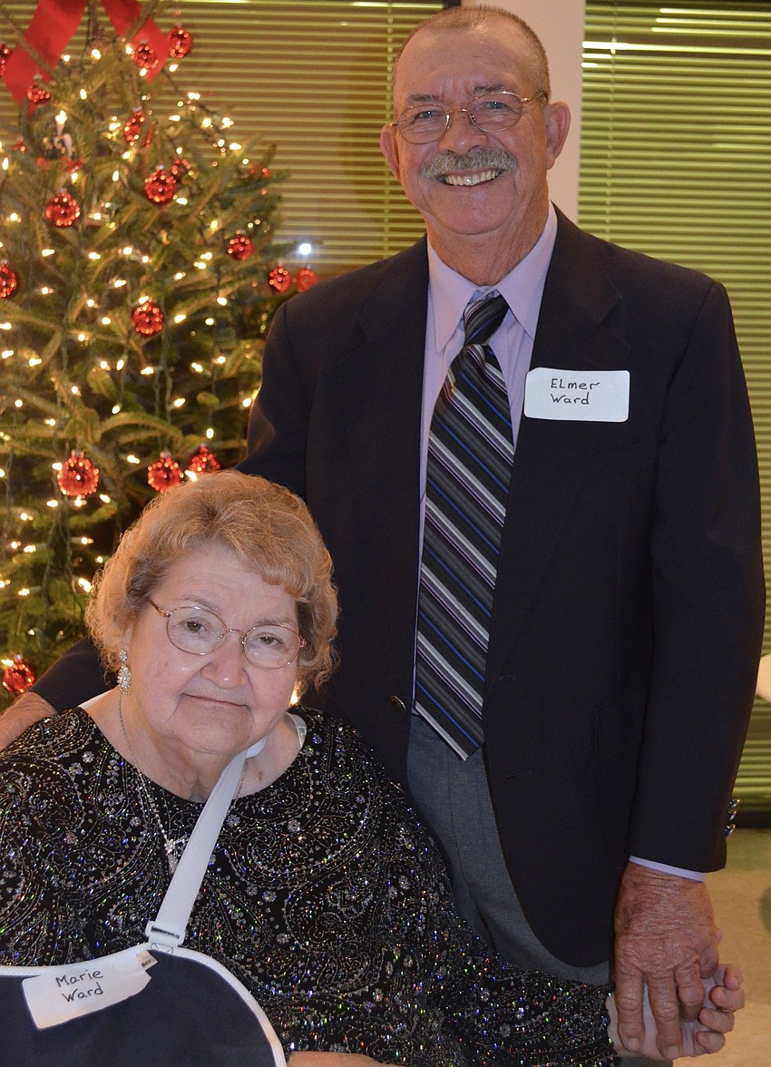 Elmer Ward with his wife, Marie