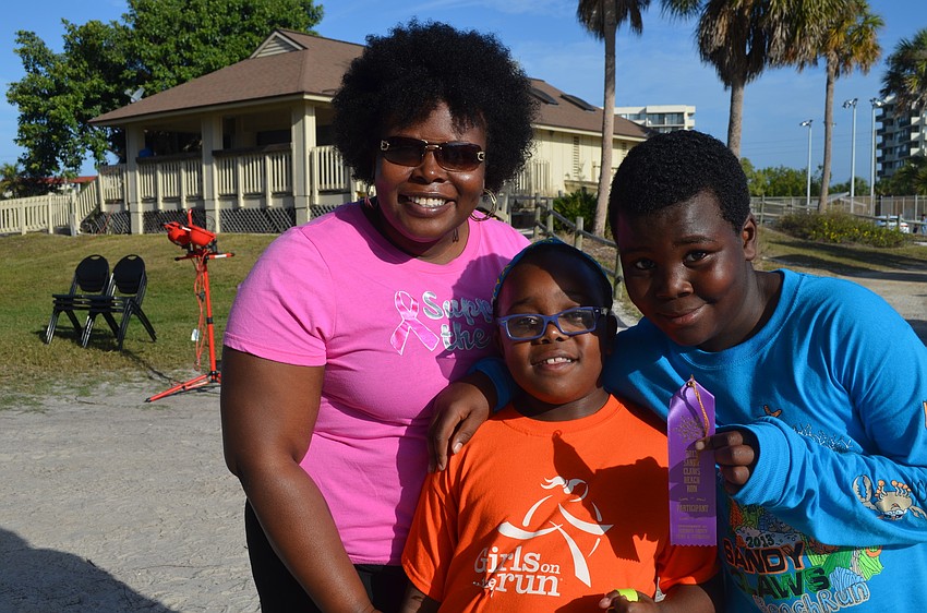 Latrina Dudley came out to support Ayanna and Darrius.