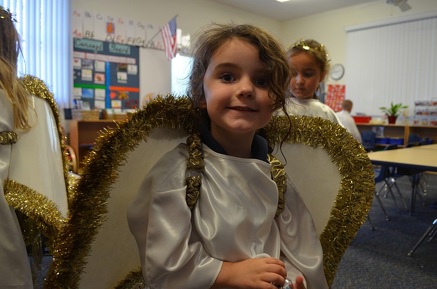 Roisin M. as an angel