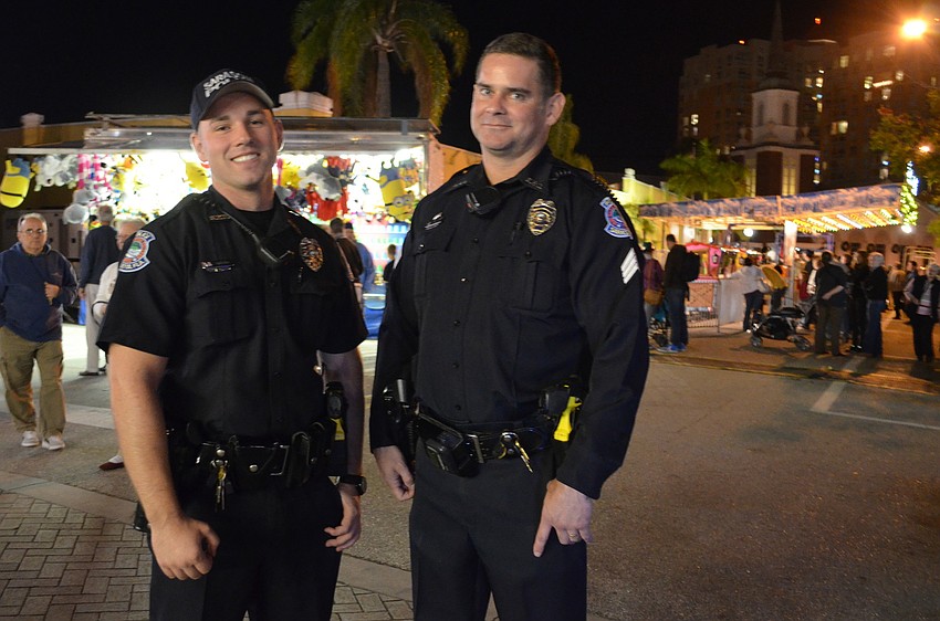 Officers Adam Arena and Jeff Steiner