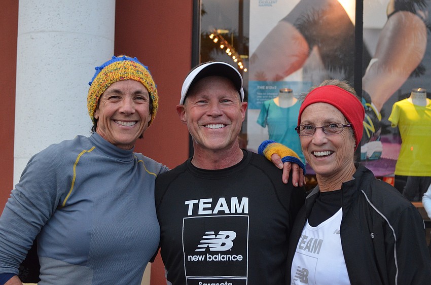 Suzette Trainor, Johanthan Moore and Nancy Downs