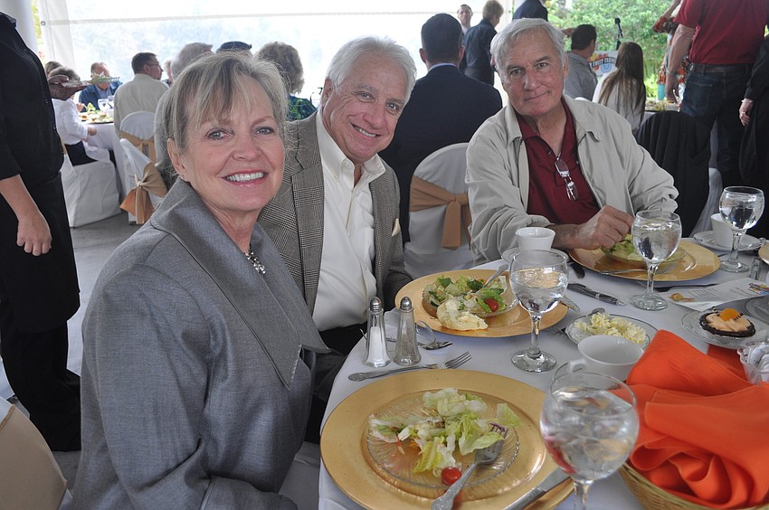 Veenie and Mark Goodson of Goodson Electric and Chris Costantino of Costantino Body Shop