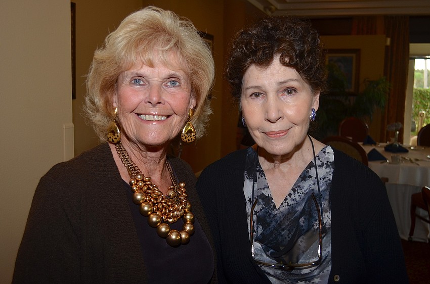 Beverly Allen and Diana March are all smiles.