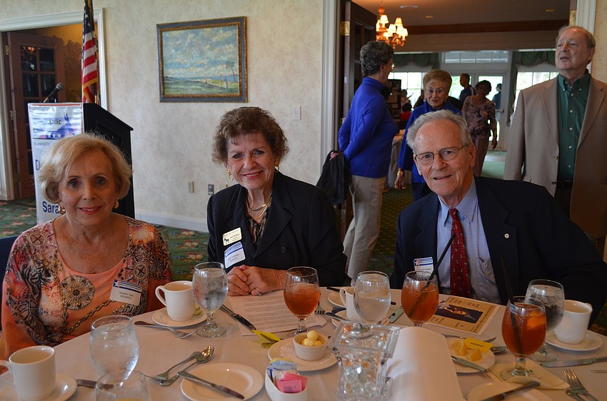 Natalie Tate with Joan and Conrad Hellwege