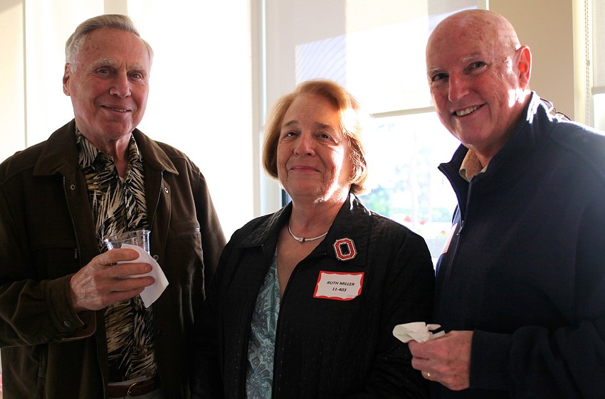 Jim Miller with Ruth and Fred Miller
