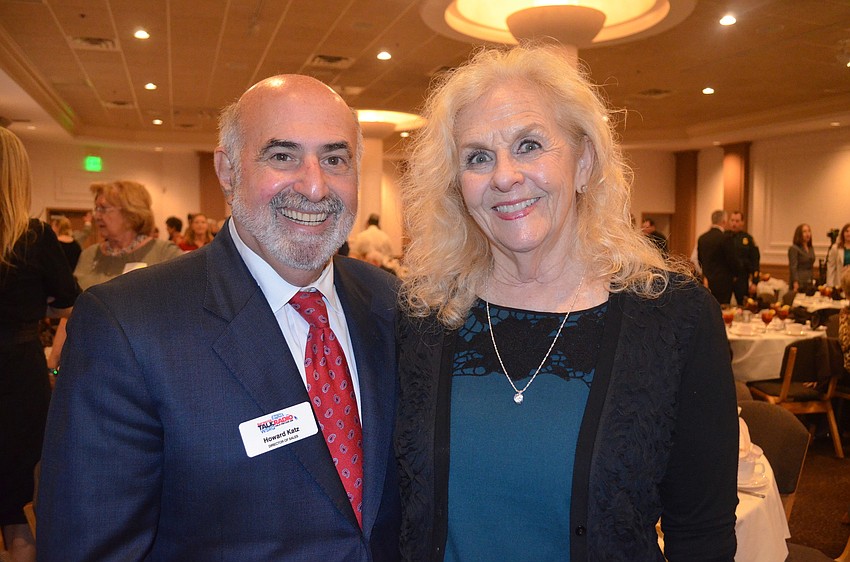 Howard Katz, from WSRQ, with wife Janet Mayberry