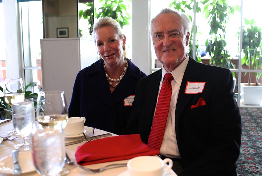 Valerie Thackray and Jack Black