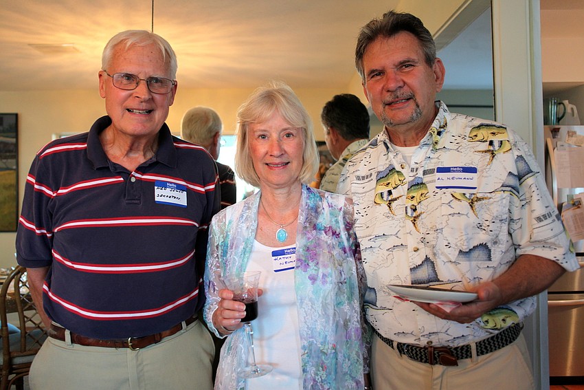 Ned Jewett with Kathy and Al Neumann