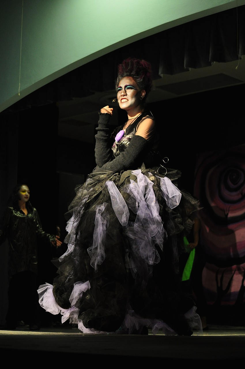 Kaitlin Folsom's powerful voice wows the audience as she portrays Ursula.