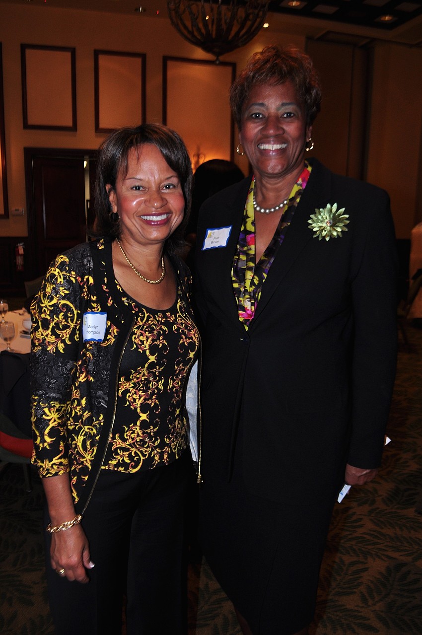 Marilyn Thompson with Francine Brown