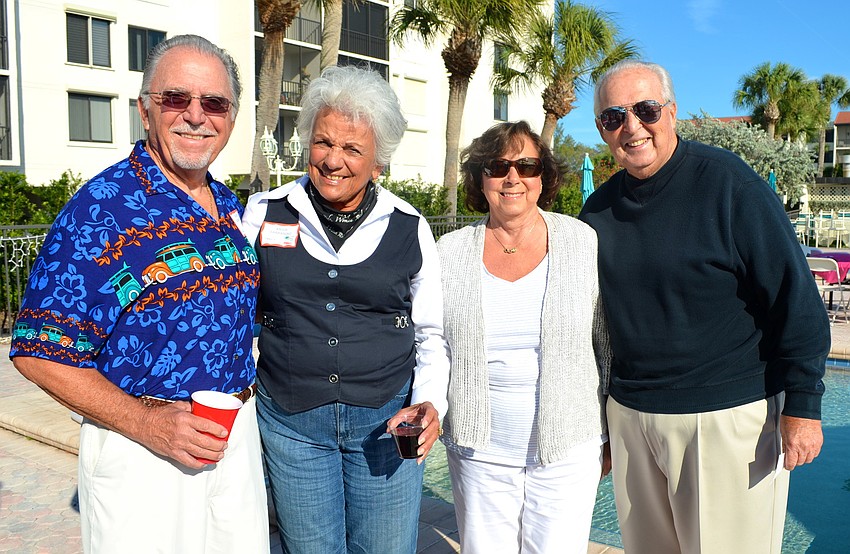 Roger and Angie Garbarino with Flo and Don Richer