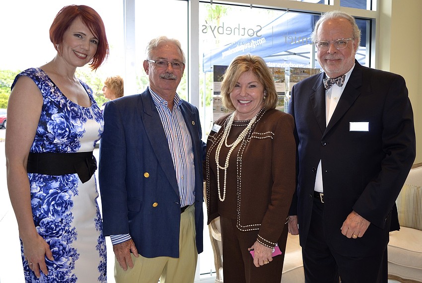 Ann Shako, Mayor Jim Brown, Judy Green and Finley Hair