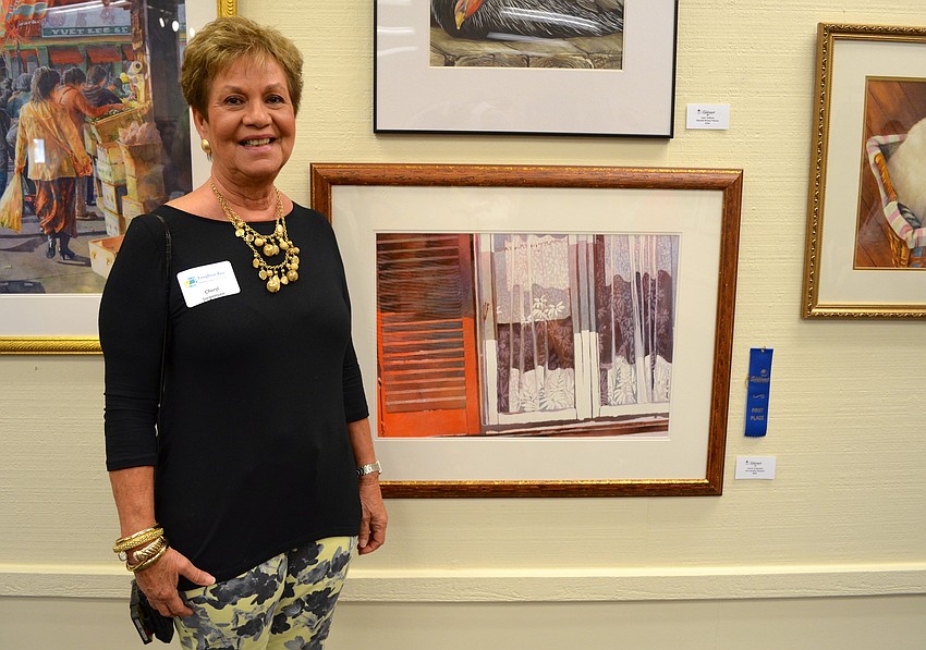 Cheryl Jorgensenâ€™s â€œOld Venetian Windowâ€ won first place in one of the juried exhibitions.