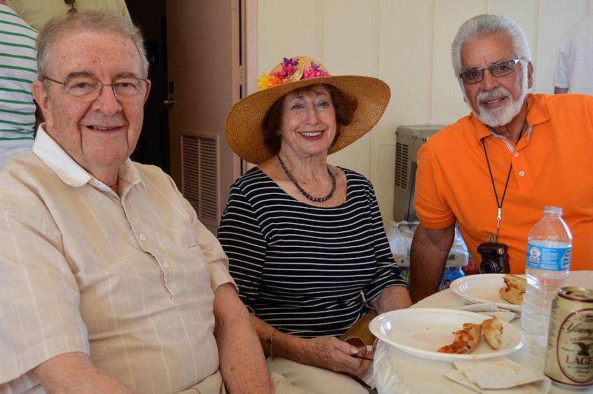 Milt and Florence Harr with George Crocco