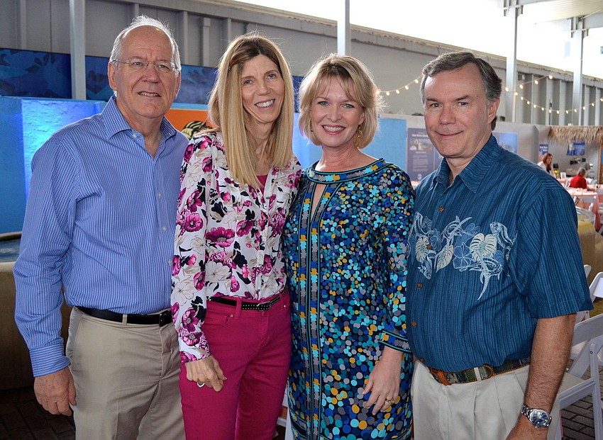 David and Paige Dettmann with Veronica and Jay Brady