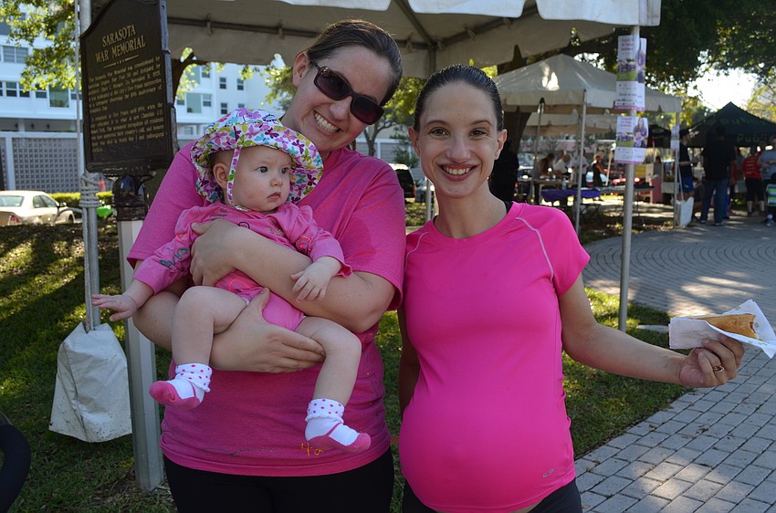 Amanda and Alivia Pullen with Amanda Smith