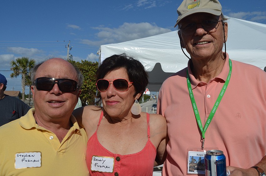 Stephen and Beverly Foreman with Ralph Heath