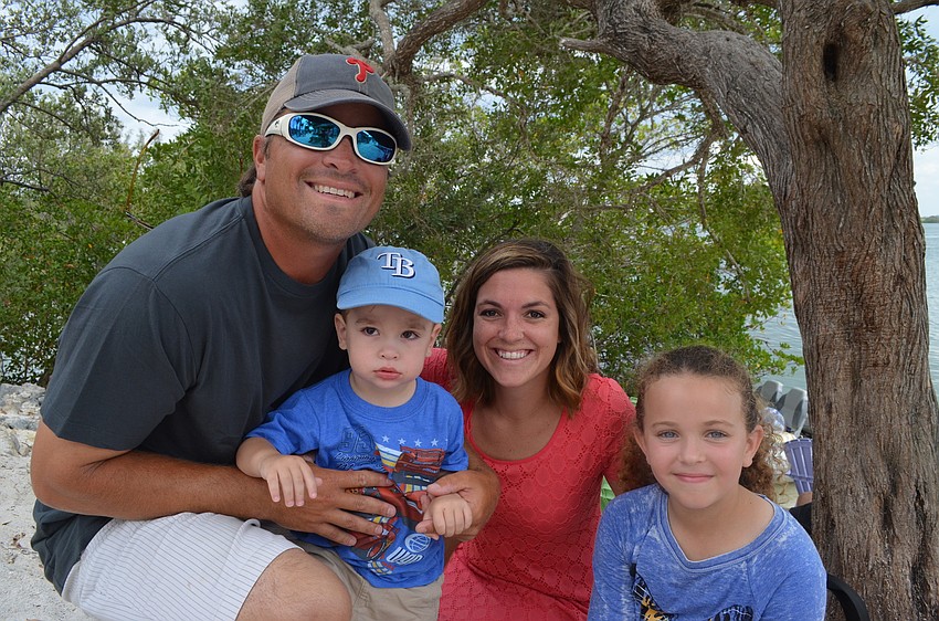 042813 Joe, Joey and Catie Venezia with Elise Kelley.JPG
Joe Venzia with his son Joey wife Catie and family friend Elise Kelley