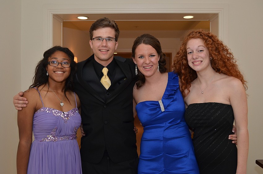 Jasmine Savwoir, Marc Snyder, Taylor Melendy and Caroline Lacy