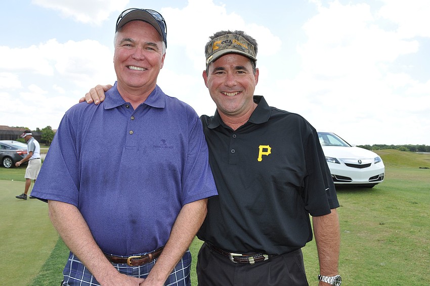 East County resident Ron Reagan with Manatee County School Board member Chuck Fradley