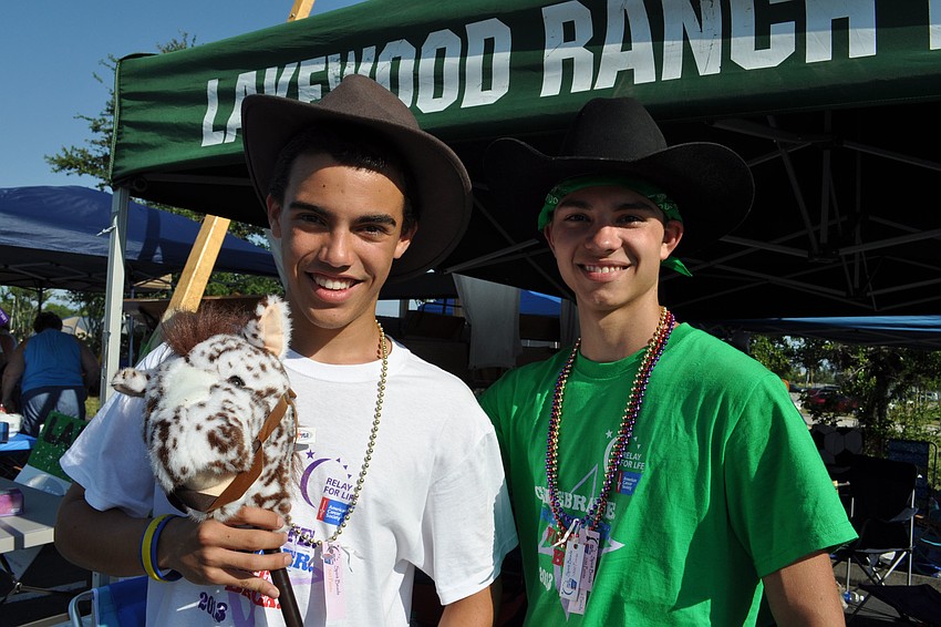 Francisco Suarez and Kyle Sailer, of Lakewood Ranch High School, will be seniors next school year.