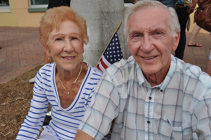 Cathy Pitt with Gerry Cook