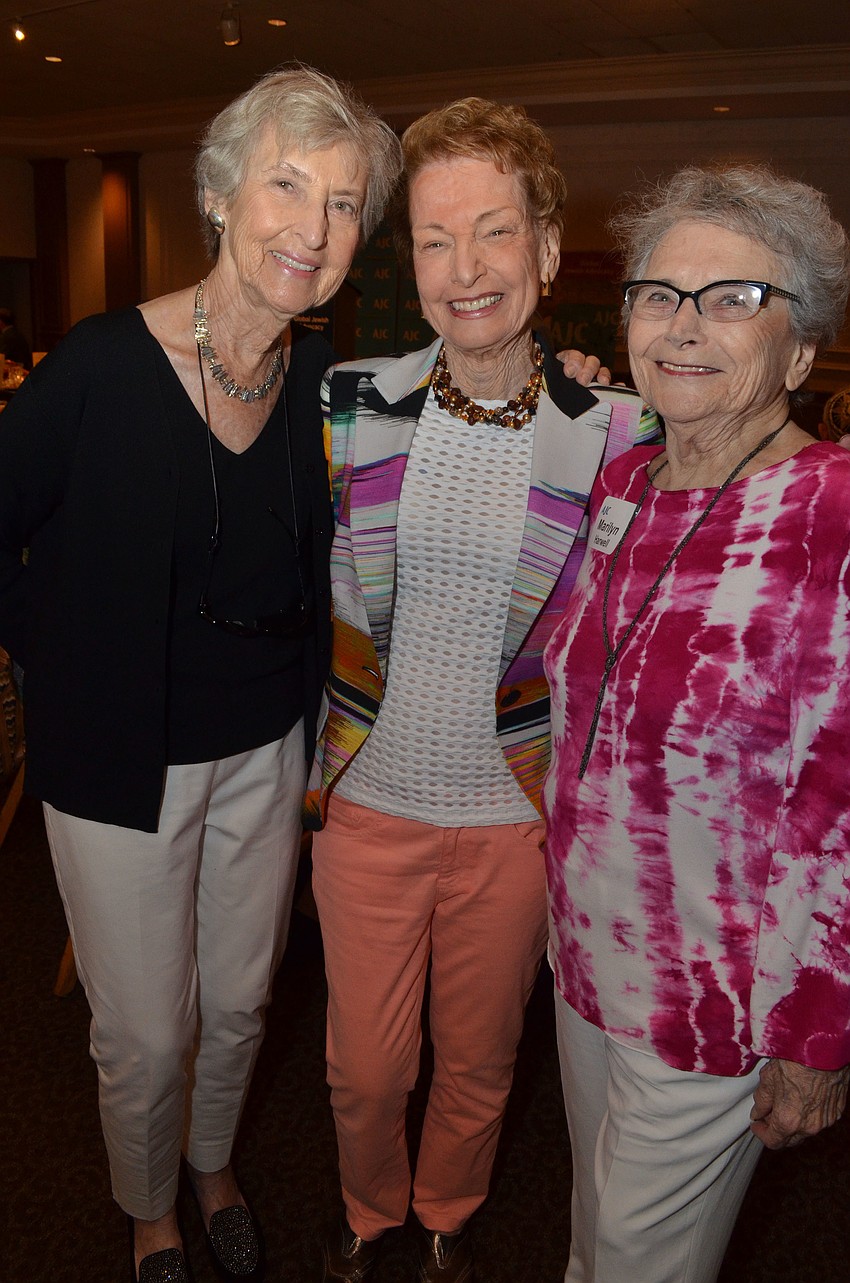 Marge Tick, Zita Desenberg and Marilyn Harwell